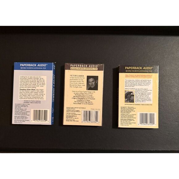 Vintage Paperback Audio Books Western Horror Collection Set #1 - Picture 2 of 2